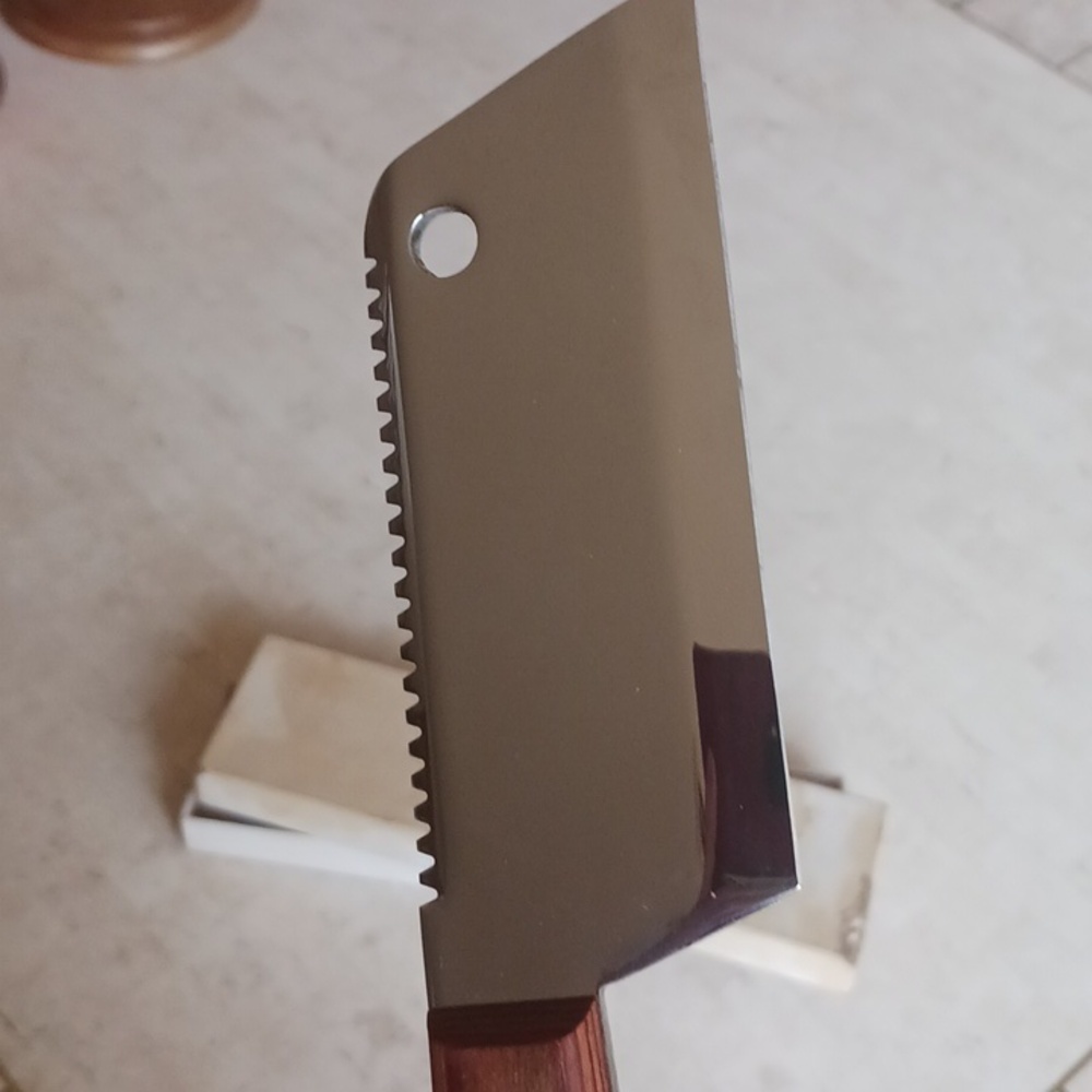 Vintage/collectable "Sawtooth Cleaver" By KA-BAR CUTLERS,New York, Read Below... - Picture 9 of 11